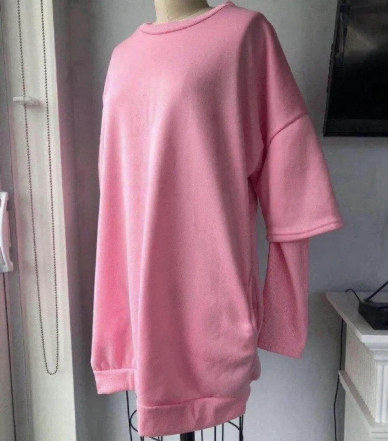 Pink Layered Sweater size medium thumbnail
