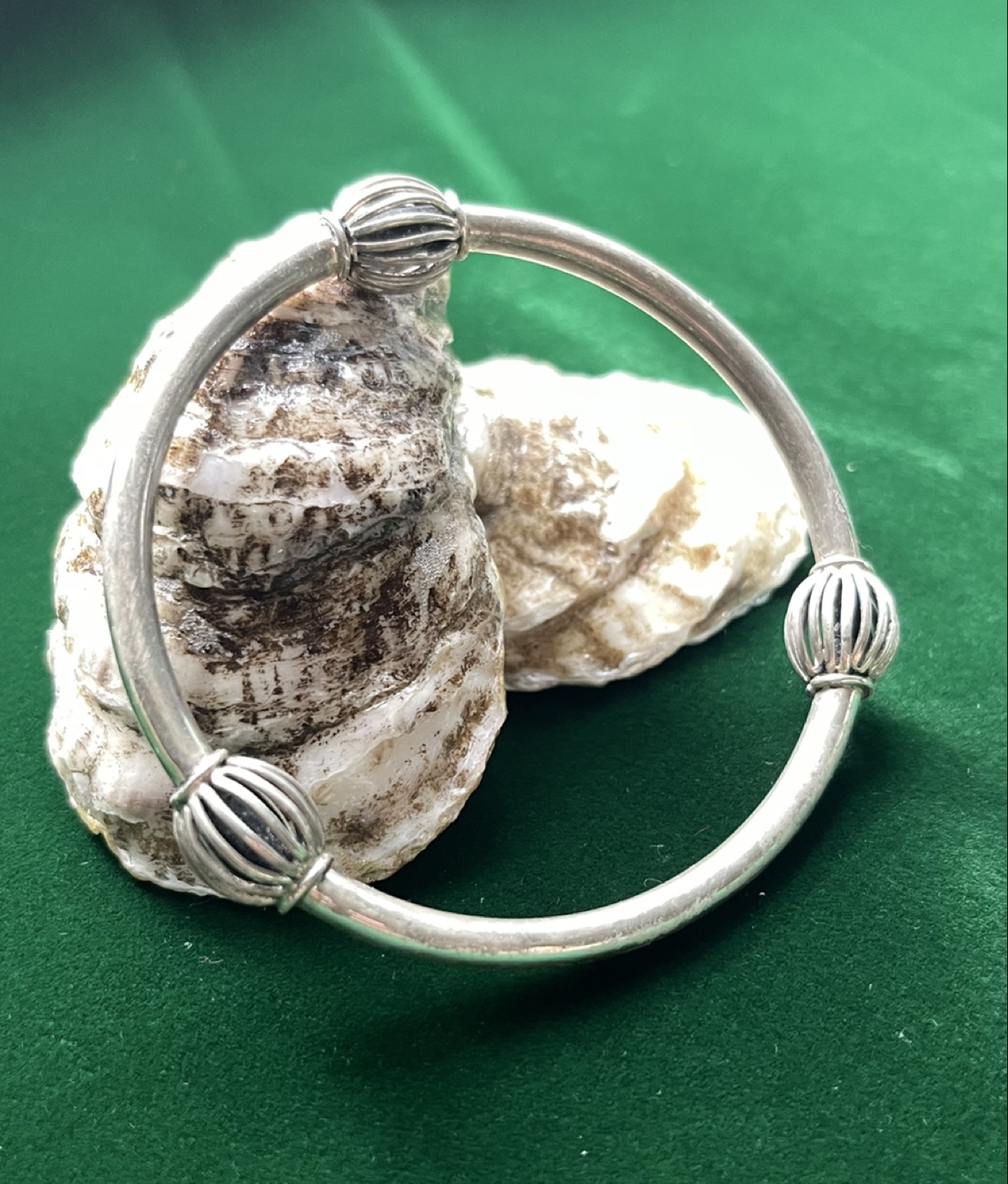 Silver Bangle Bracelet - photo 3