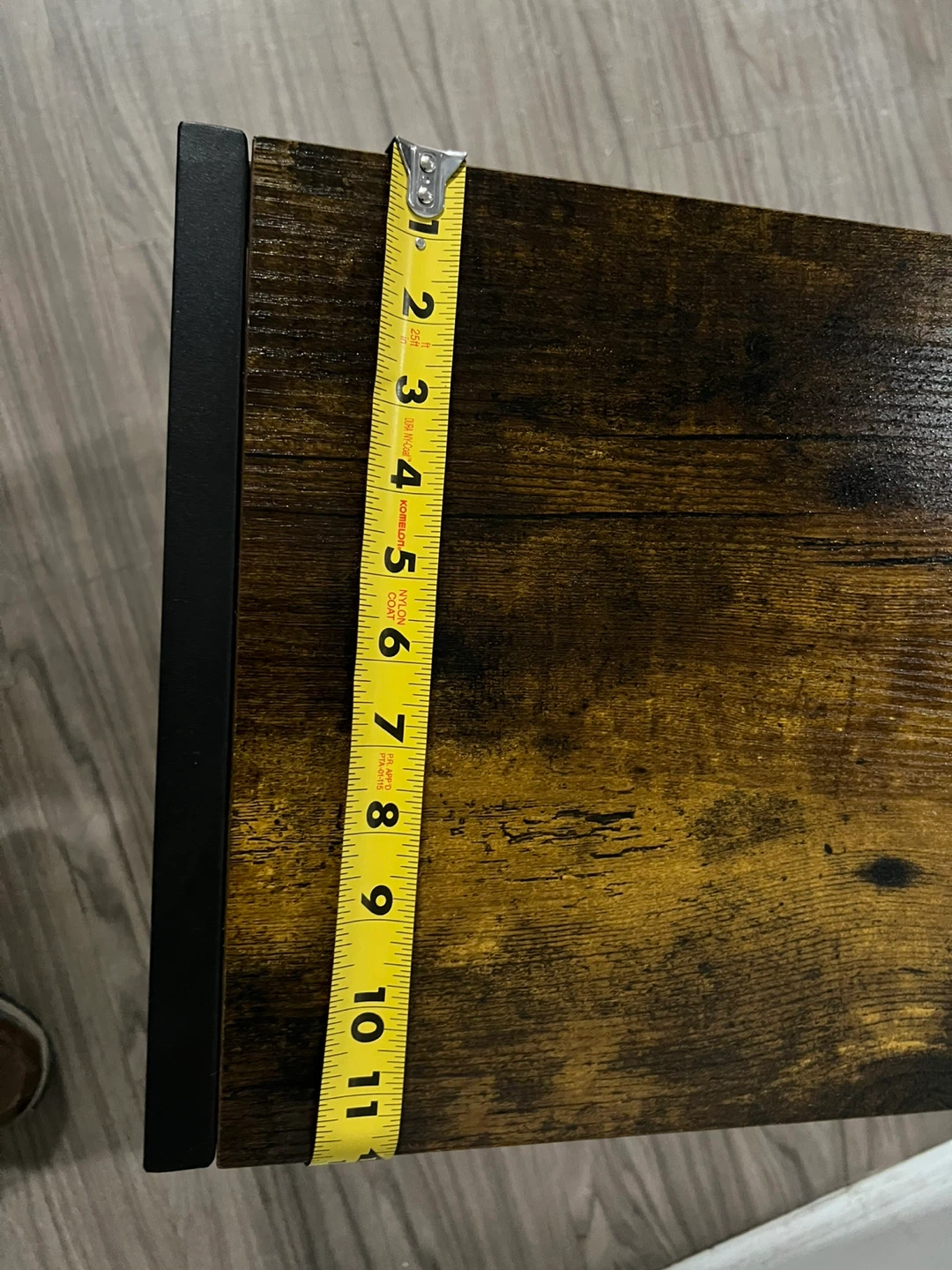 Wood and Metal Bench - 46" Long - photo 3