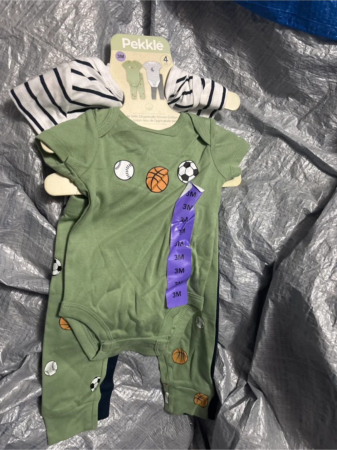 Pekkle 3M 4-Piece Baby Outfit - New thumbnail