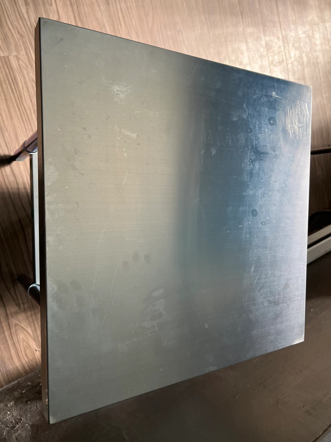 Metal Top Side Table - photo 3