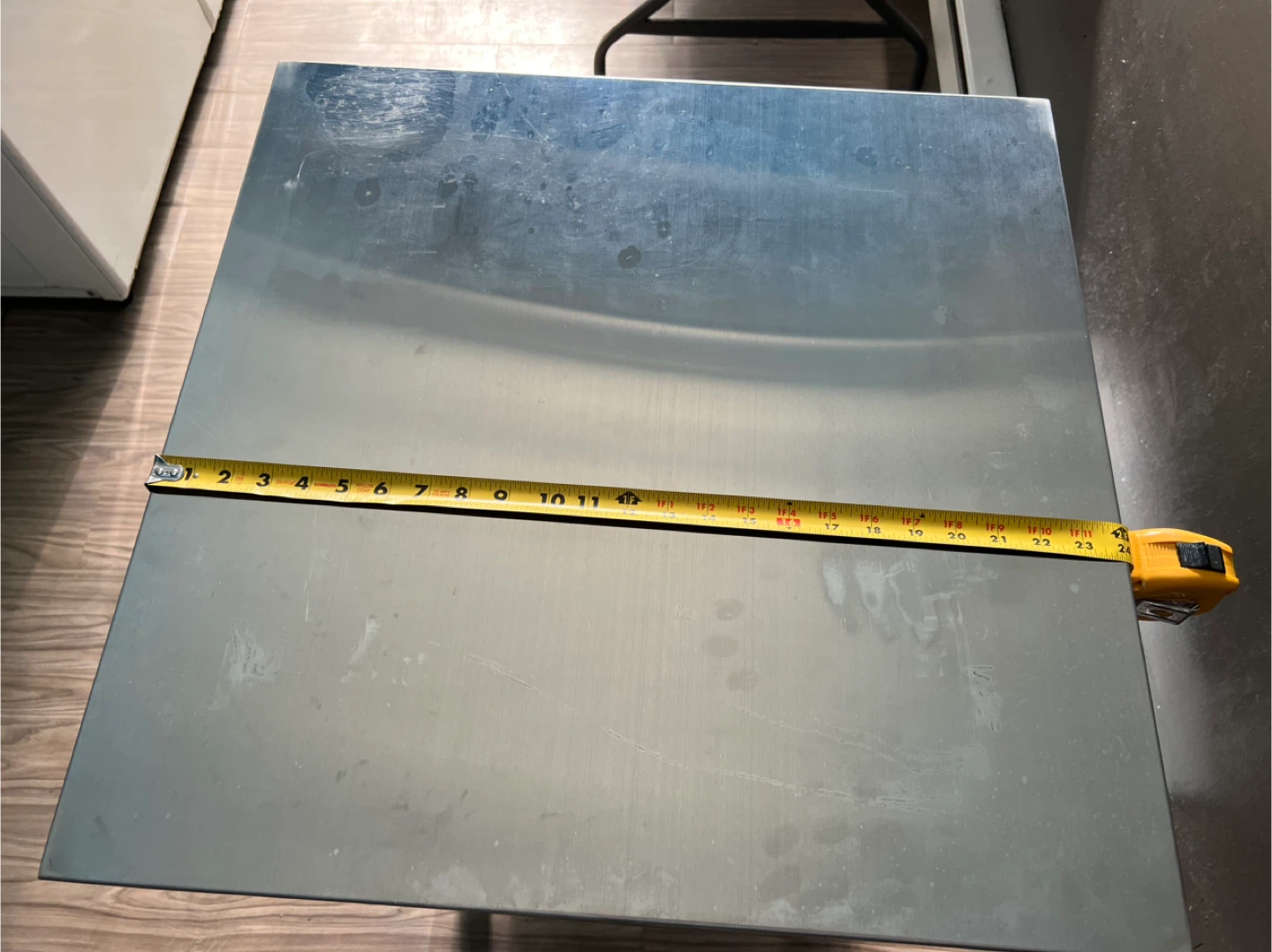Metal Top Side Table - photo 4