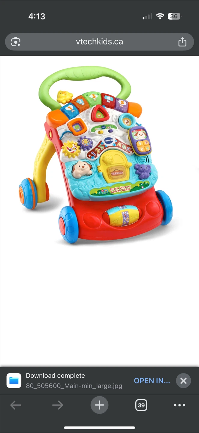 VTech 2-in-1 Stroll & Discover Activity Walker