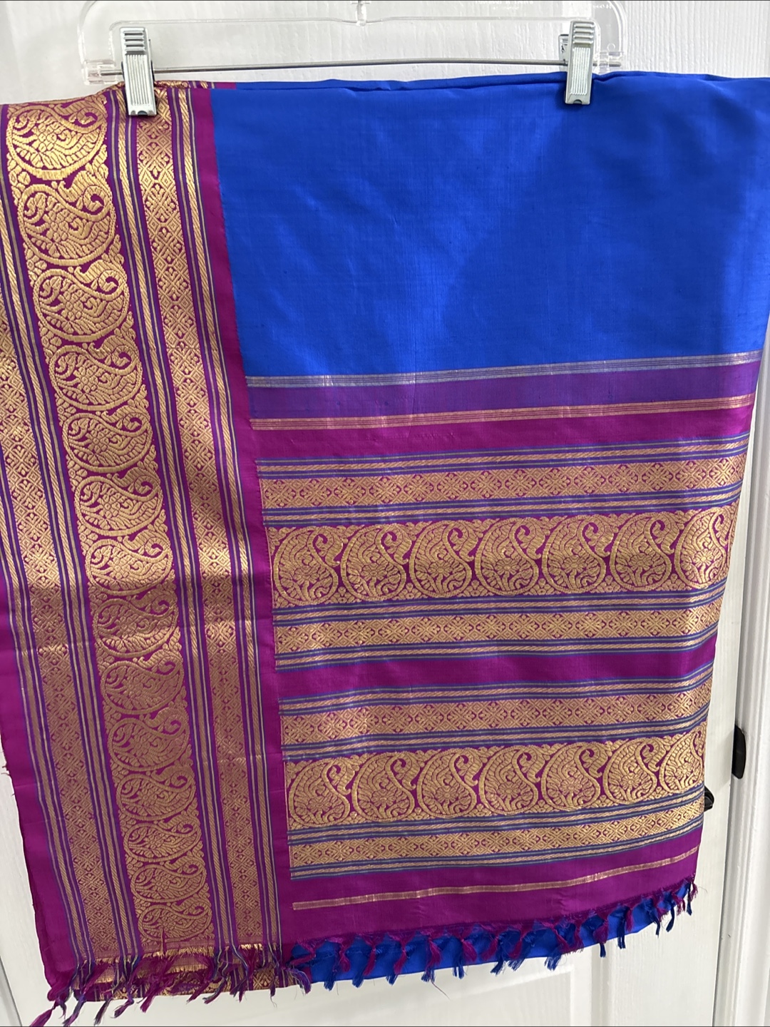 Sari - Blue & Purple - photo 2