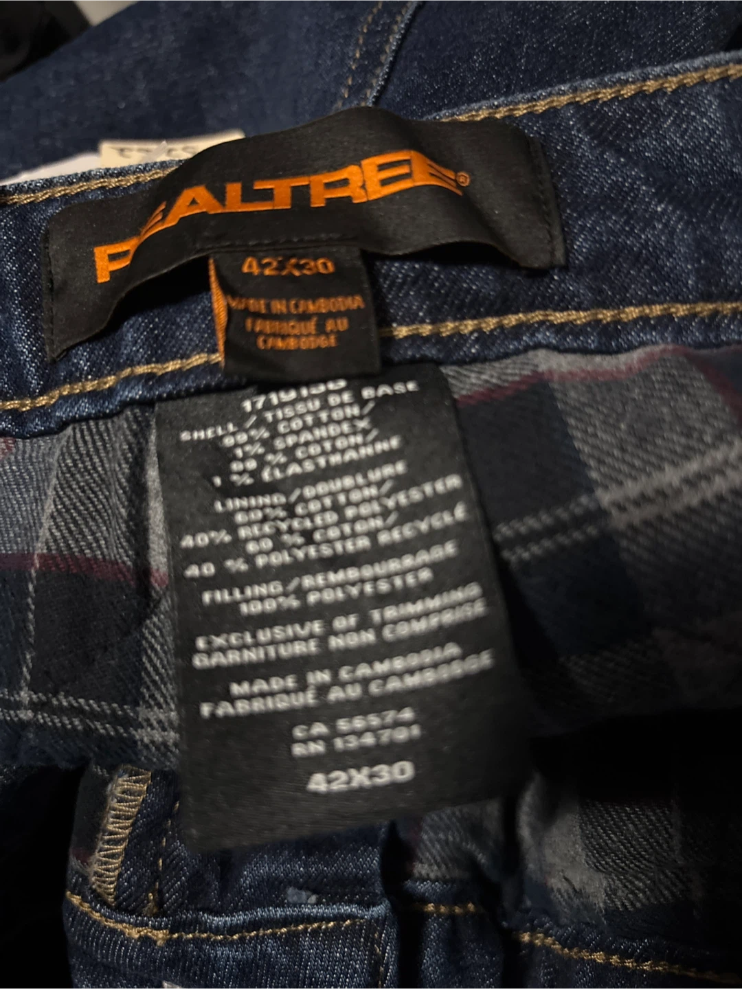 Men’s RealTree lined Jeans 42x30 - photo 4