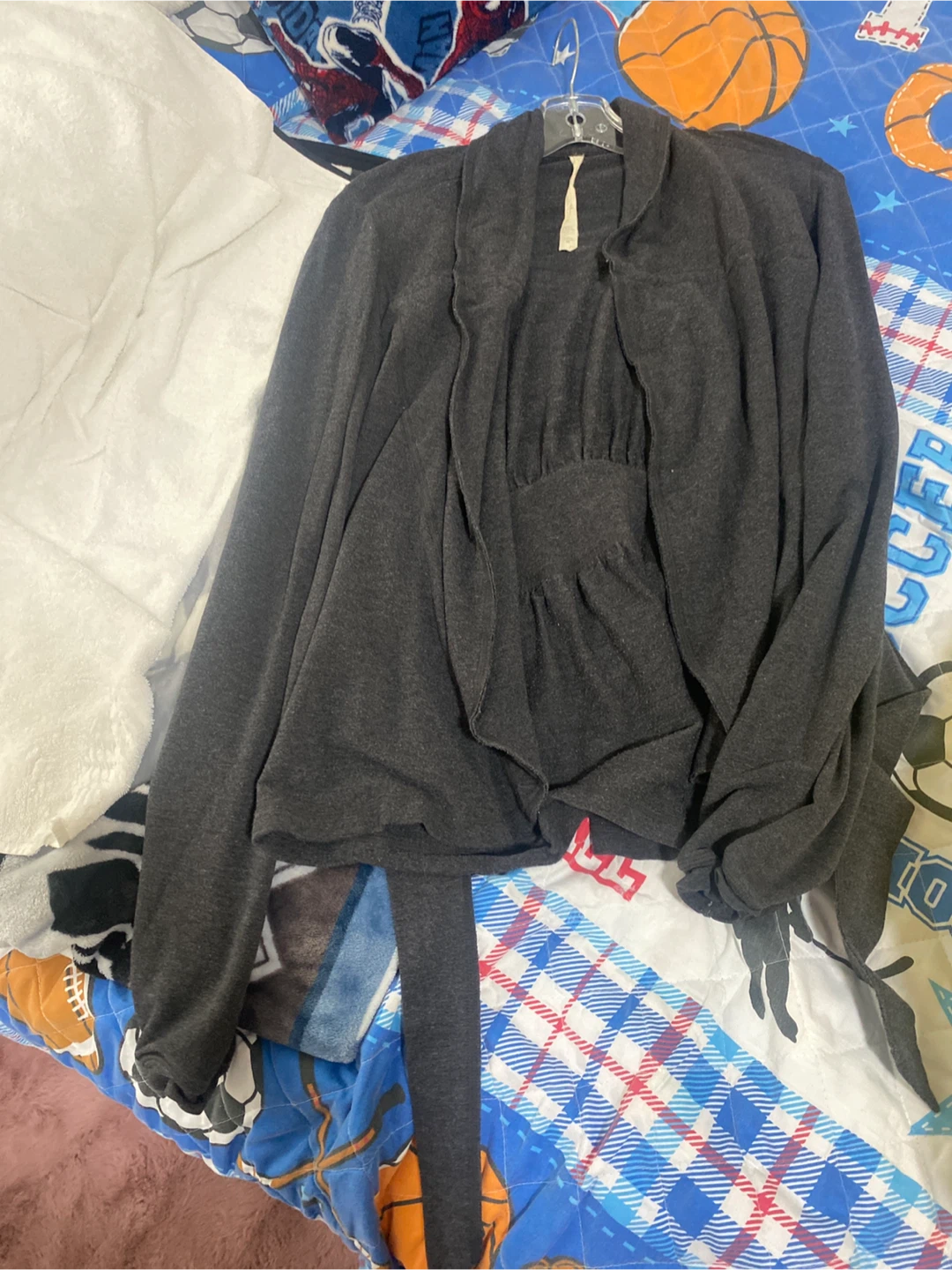 Charcoal Grey Cardigan - Size L