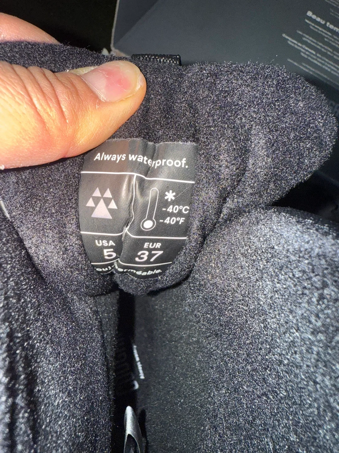 Cougar Black Waterproof Boots - Size 5 image indicator(3)