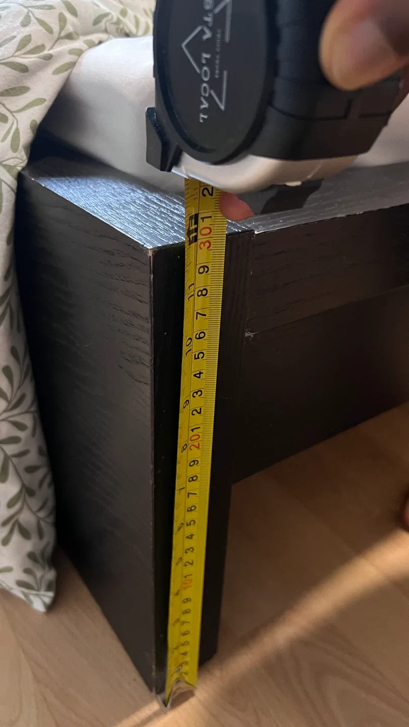 IKEA Malm Black Bed Frame - Queen Size + New mattress image indicator(6)