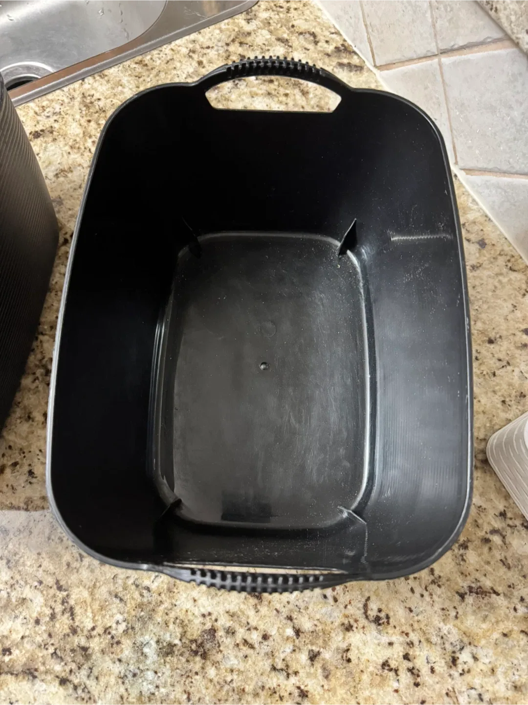 Black Storage Bins with Handles - set of 3 image indicator(2)