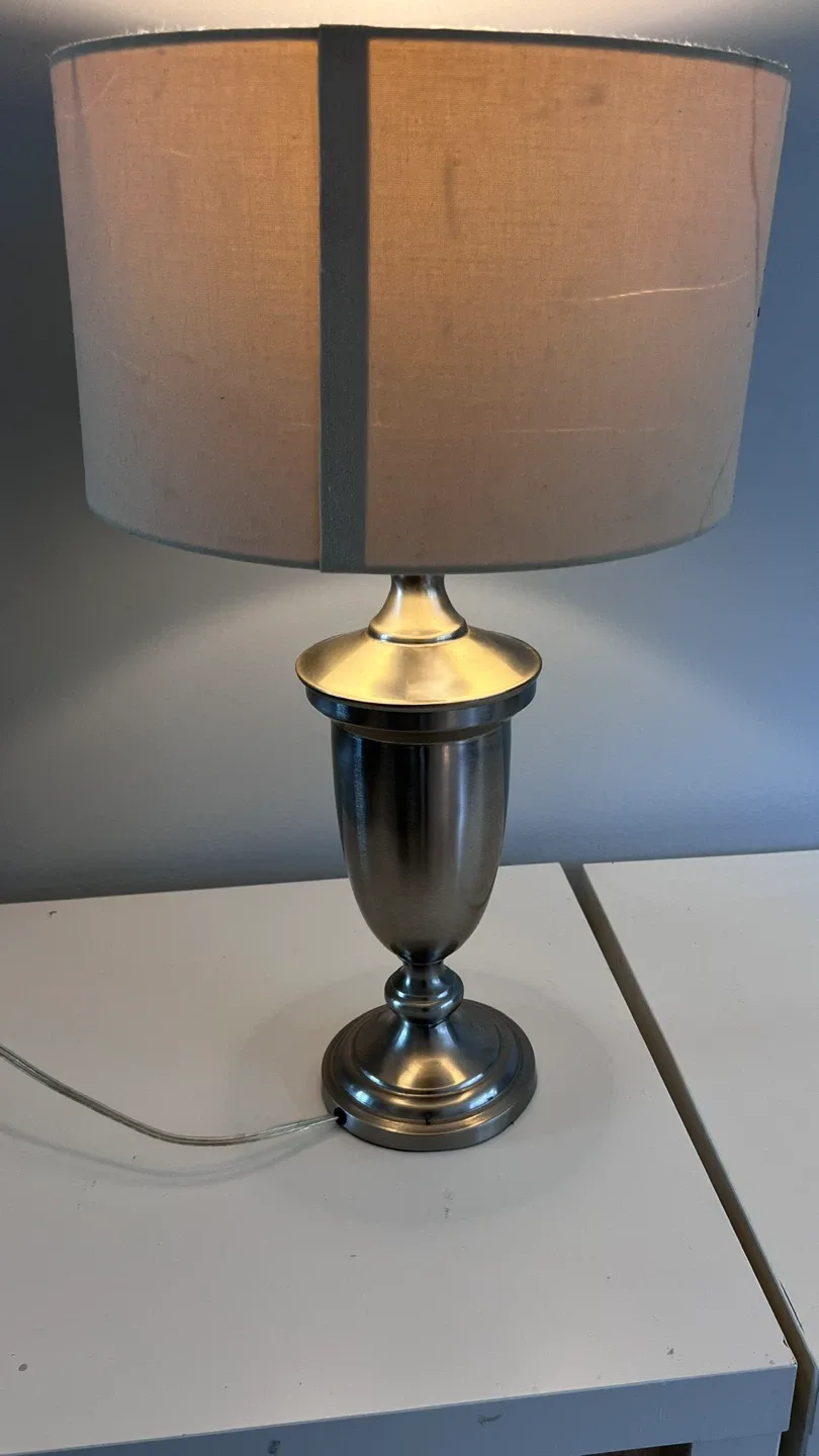 Table Lamp with Beige Shade image indicator(4)