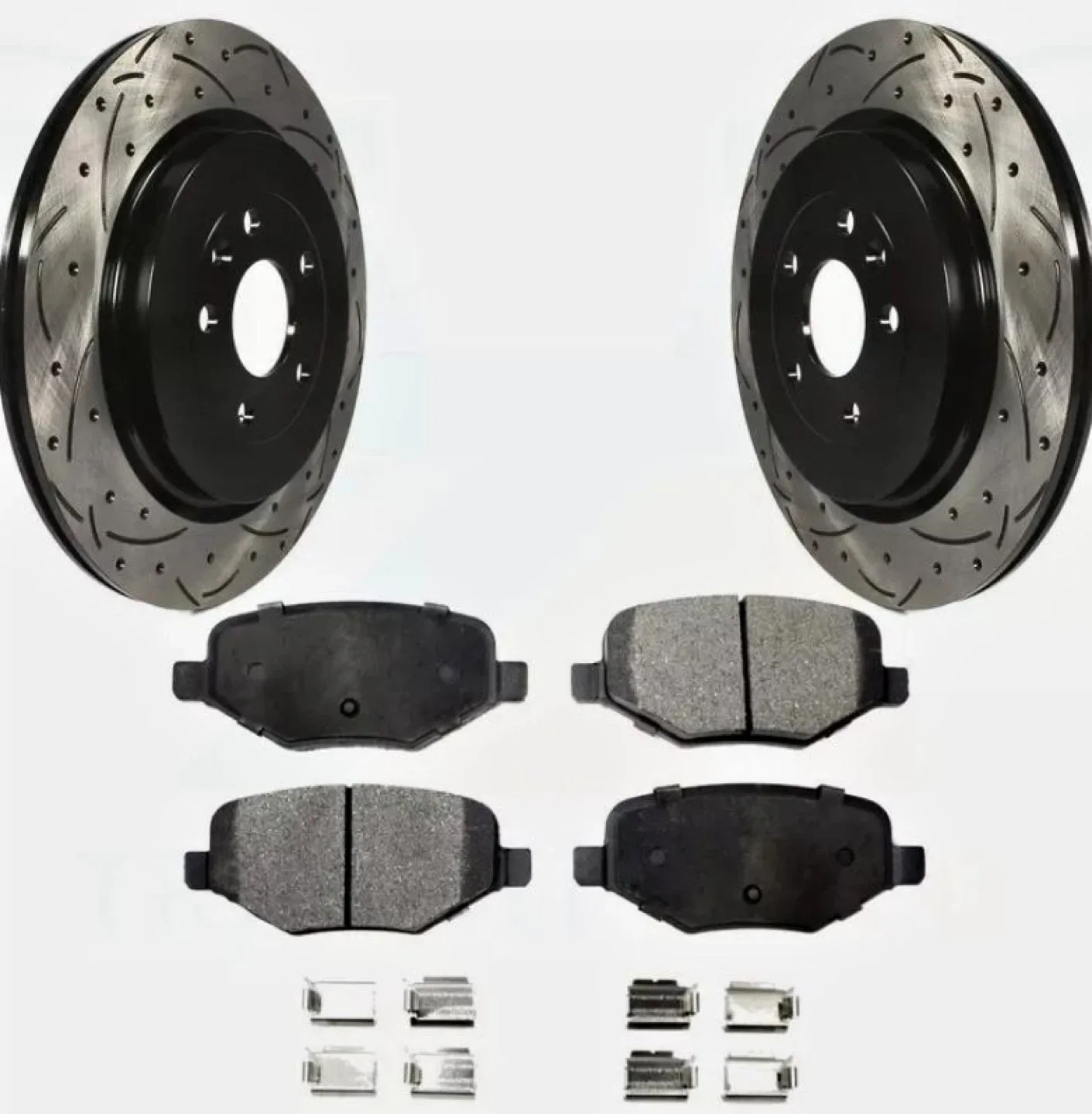 Drilled Slotted Performance Brake Rotors & Pads image indicator(3)