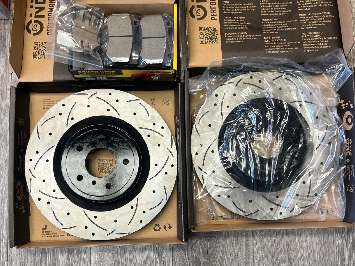 Drilled Slotted Performance Brake Rotors & Pads image indicator(2)