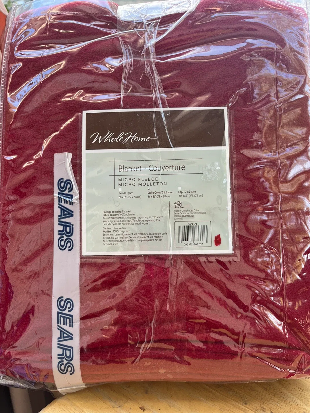 Whole Home Micro Fleece Blanket (Double/Queen)