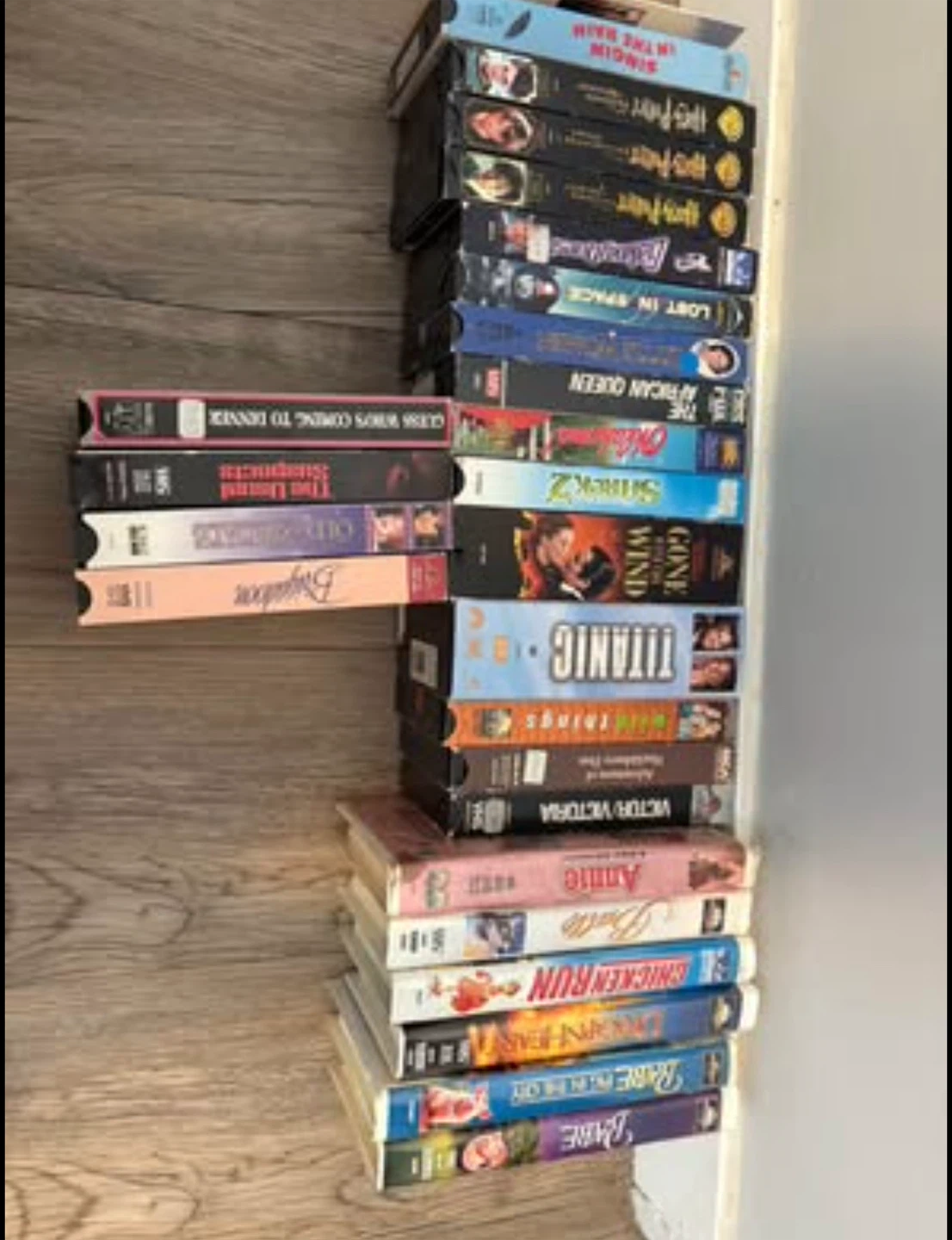 VHS Tapes - Harry Potter, Titanic, Shrek, and More!