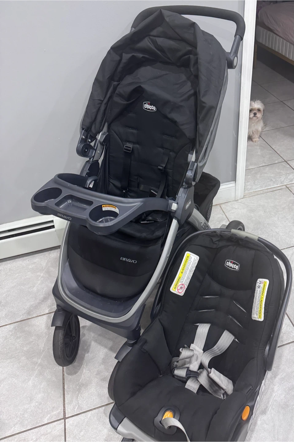 Chicco Bravo 3-in-1 Travel System - Stroller & Car Seat