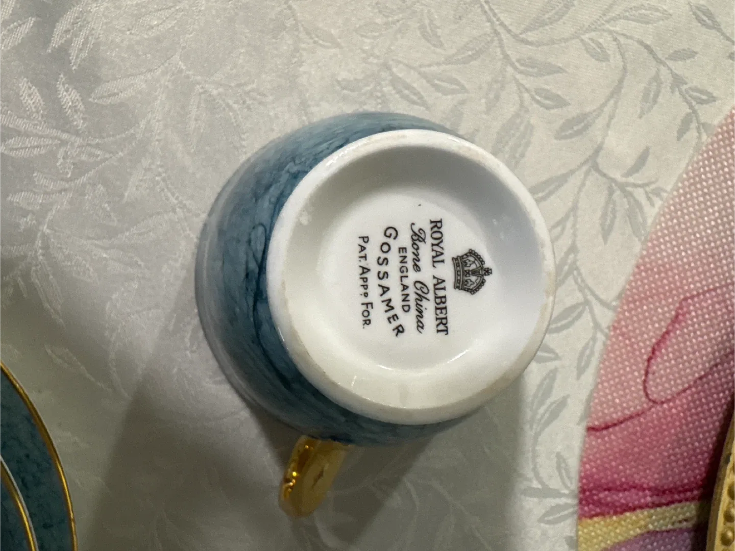 Royal Albert Gossamer Cup and Saucer Set- Blue image indicator(2)