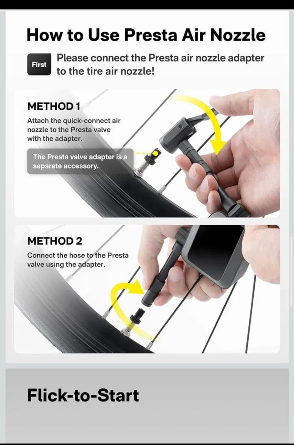 HOTO Air Pump Pocket, Mini Bike Tire Pump, image indicator(3)