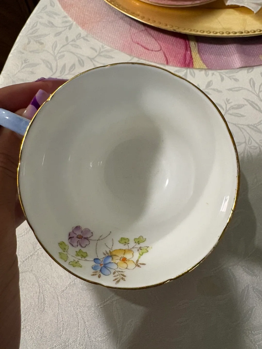 Foley Bone China Cup and Saucer image indicator(3)