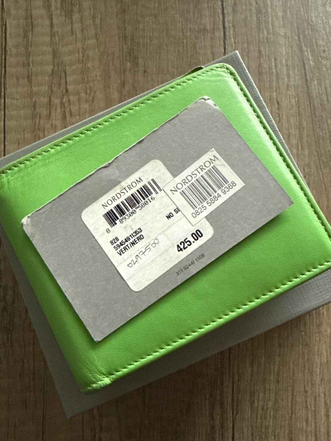 Balenciaga Green Leather Wallet with Box image indicator(2)