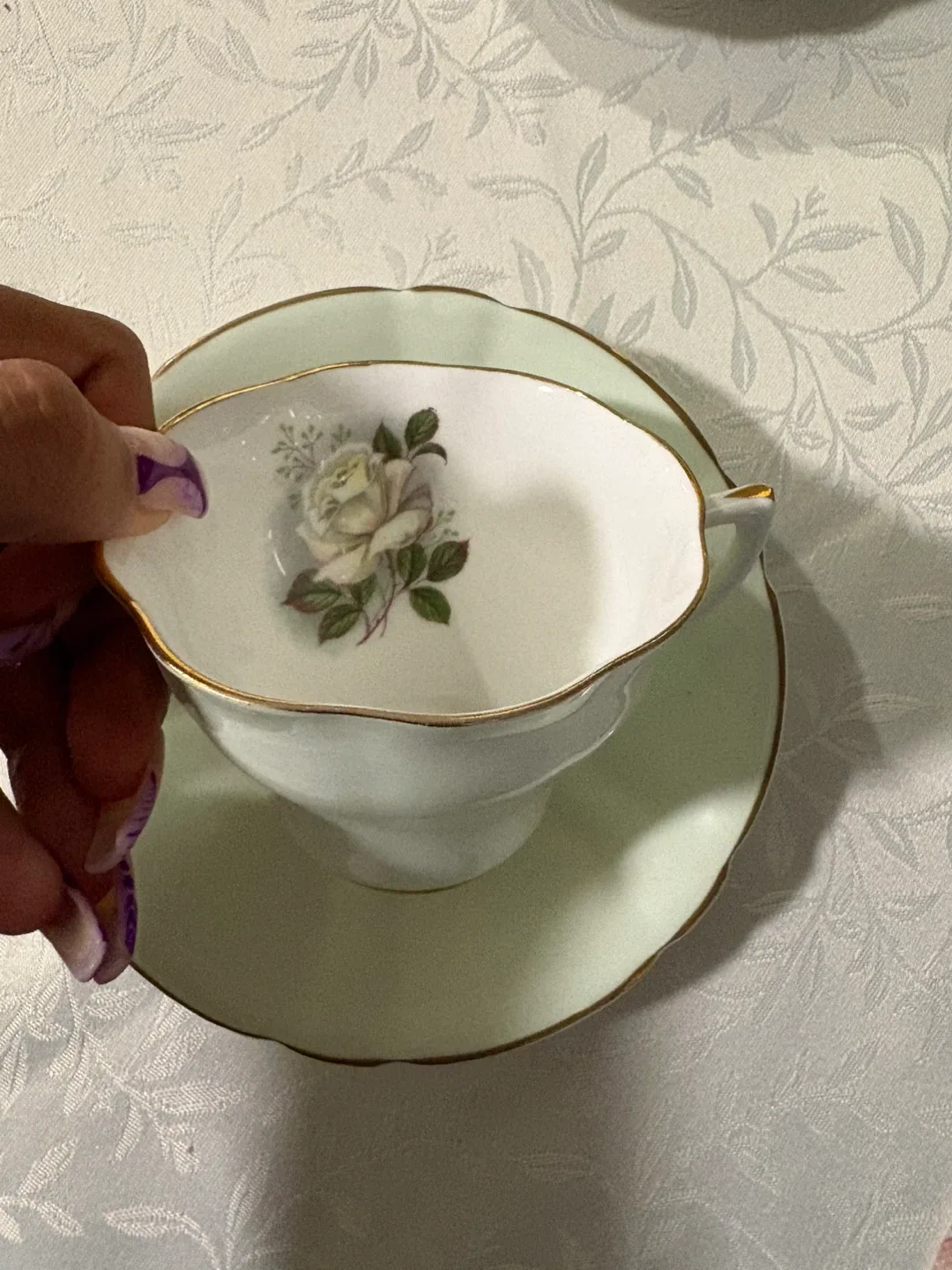 Consort Fine Bone China Tea Cup & Saucer image indicator(2)