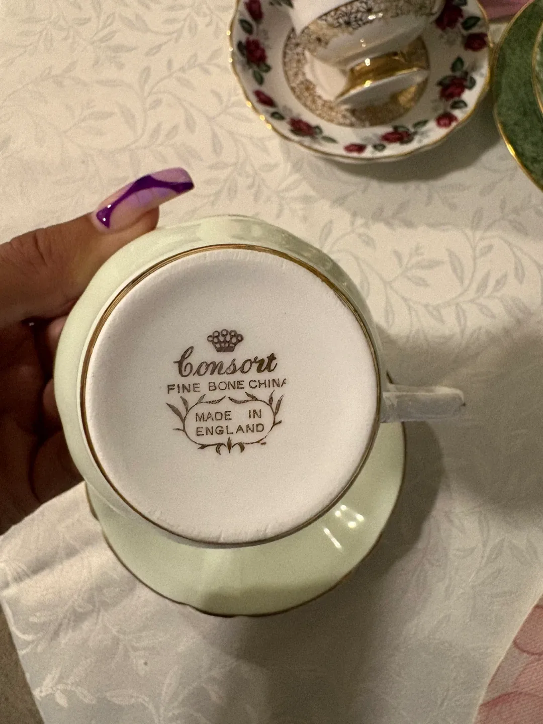 Consort Fine Bone China Tea Cup & Saucer image indicator(3)