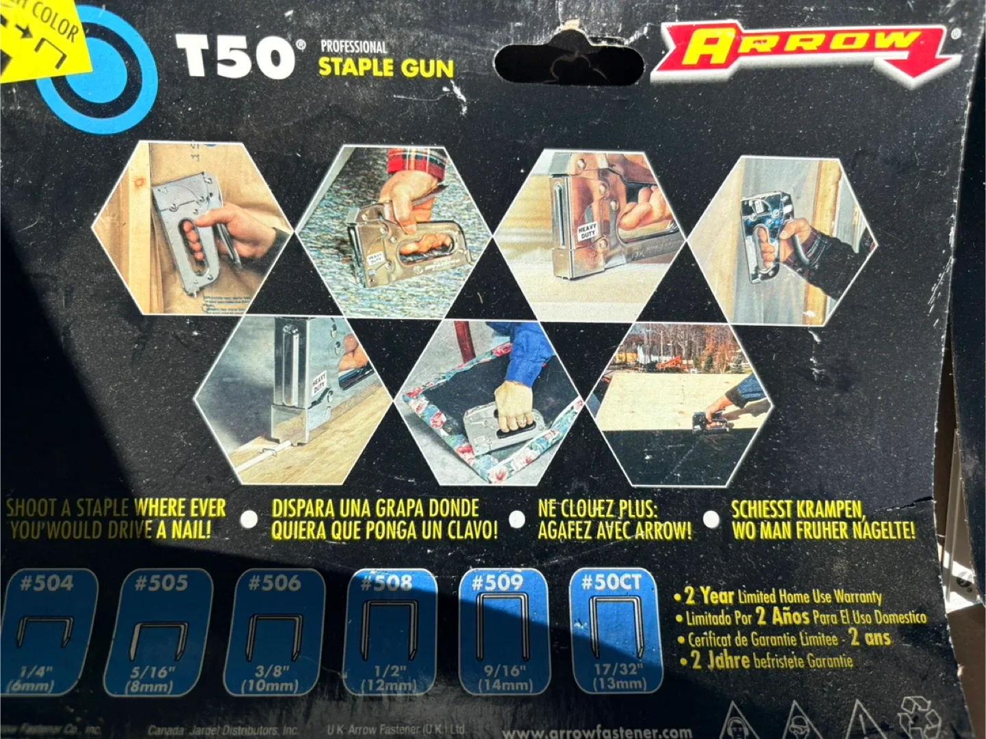 Arrow T50 Staple Gun image indicator(2)