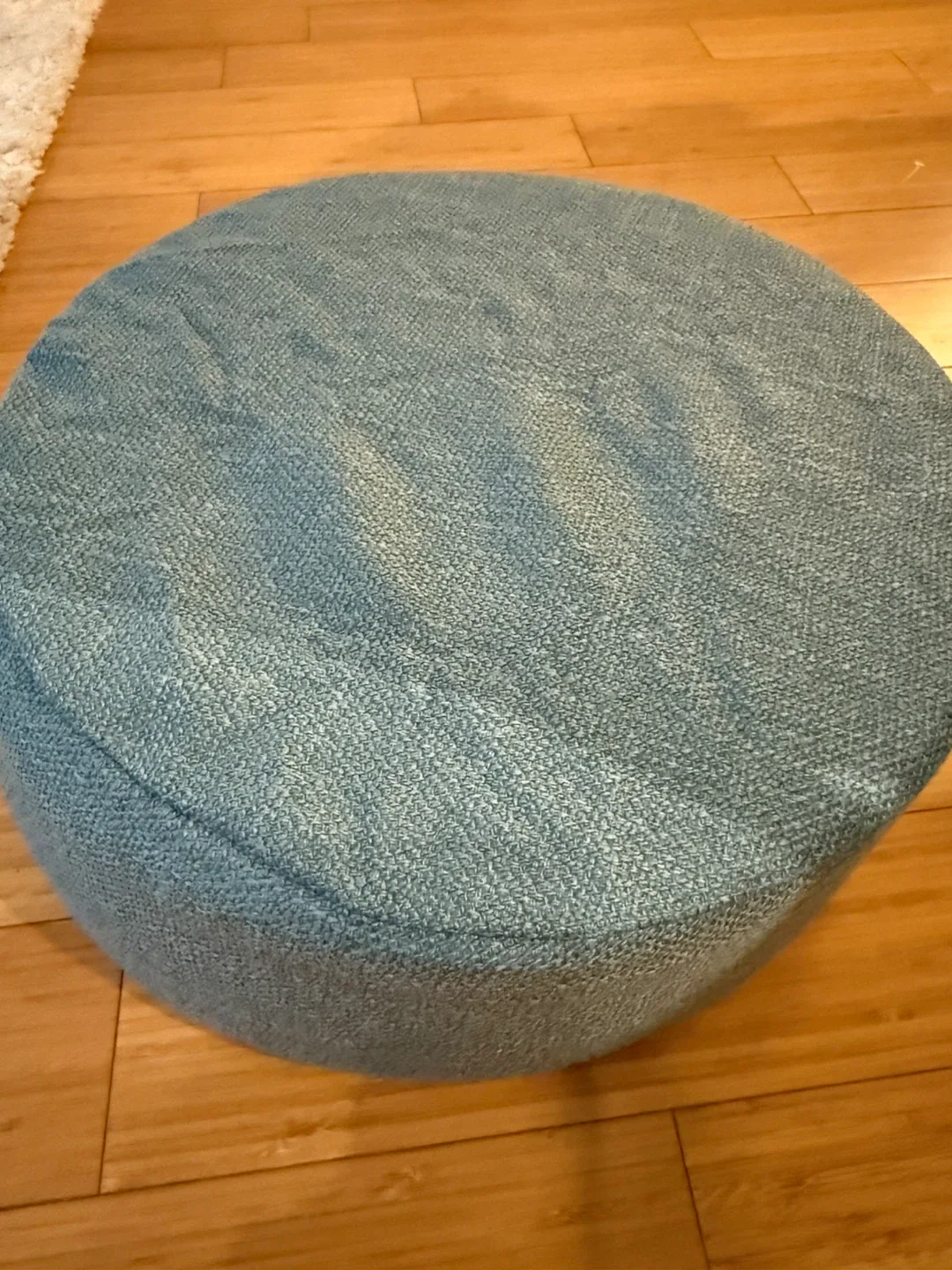 [24hr flash Sale] Blue Meditation Round Foam Cushion 16”Dx5”H thumbnail