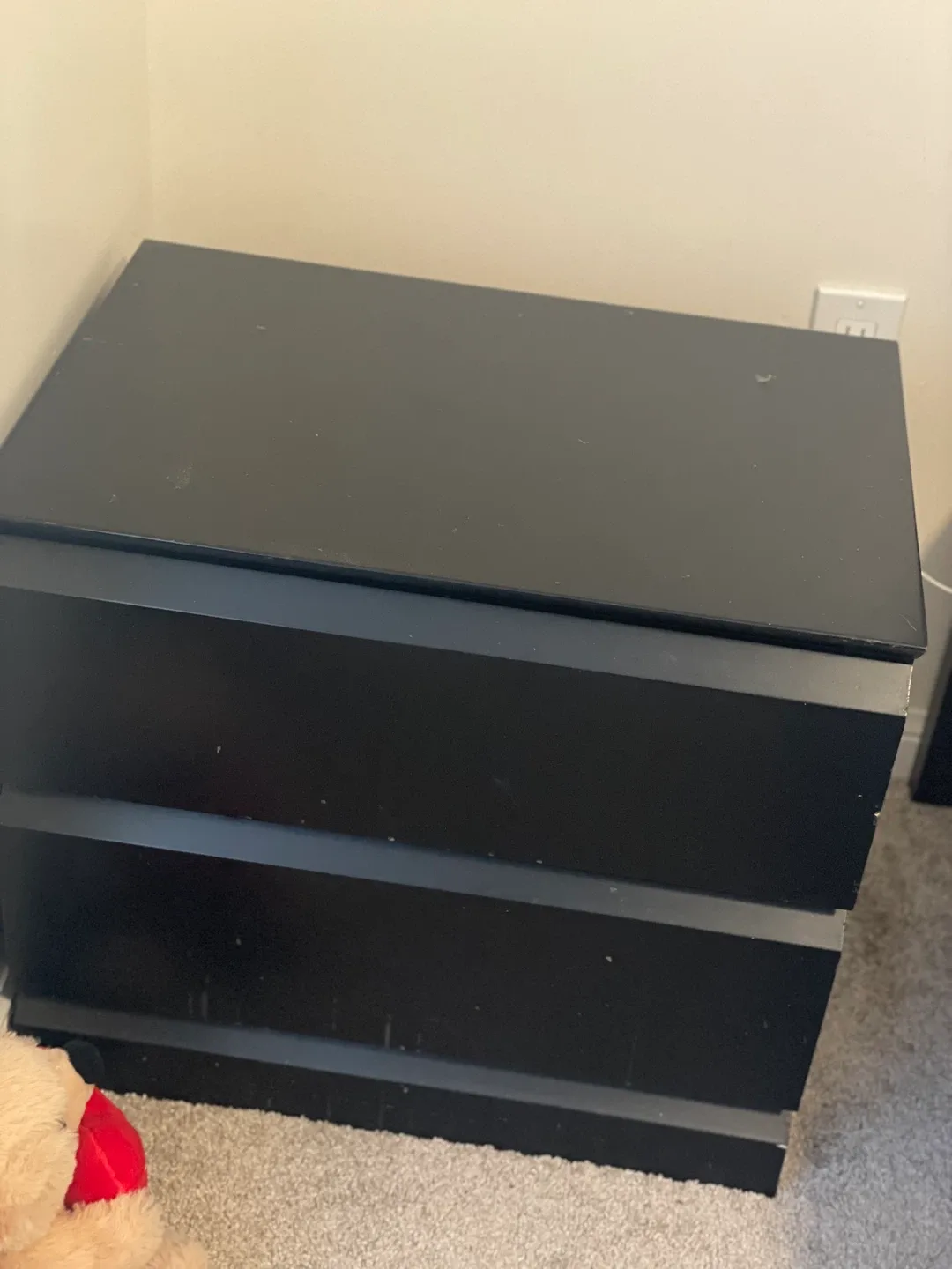 Single Size Bed Frame & Nightstand - Black image indicator(3)