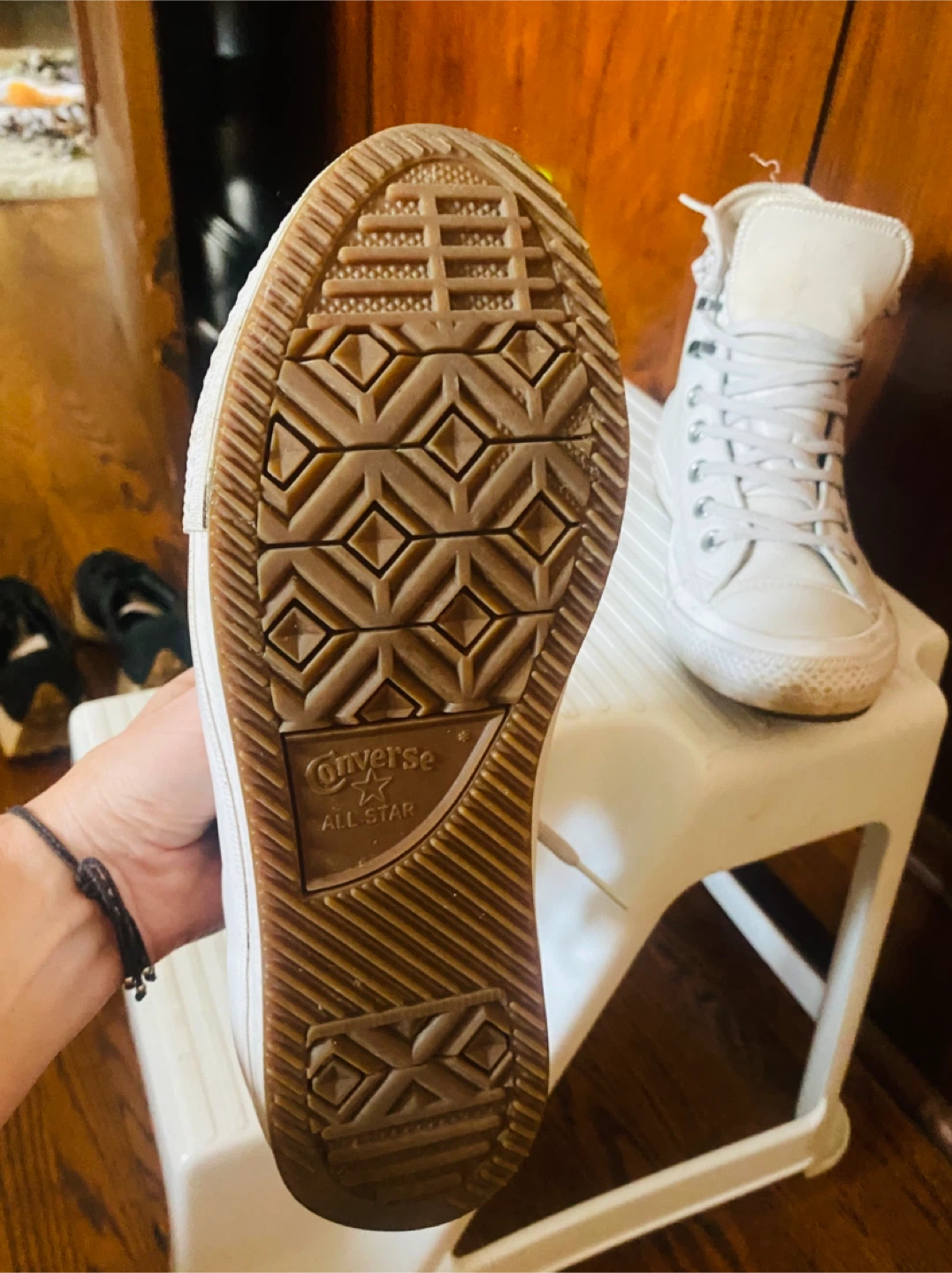 Converse All Star High Top Leather Sneakers - photo 4