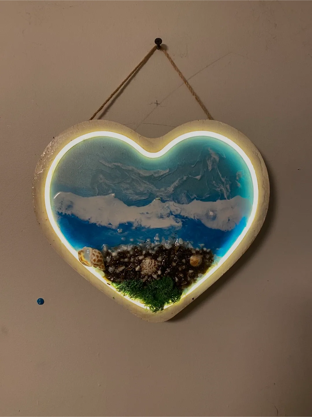 Resin beach art image indicator(4)