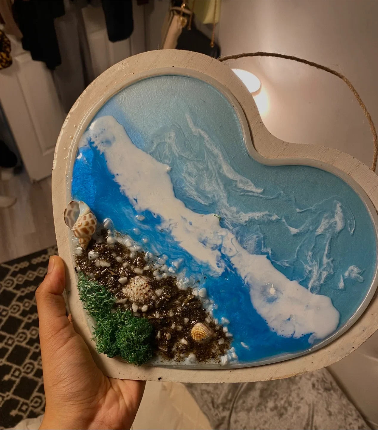 Resin beach art image indicator(2)