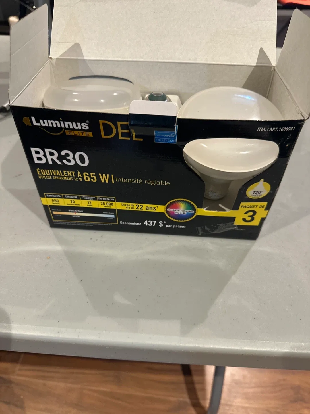 Luminus Elite BR30 LED Bulbs - 3 Pack thumbnail