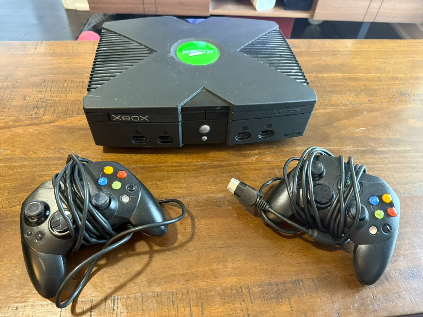 Original Xbox Console with 2 Controllers