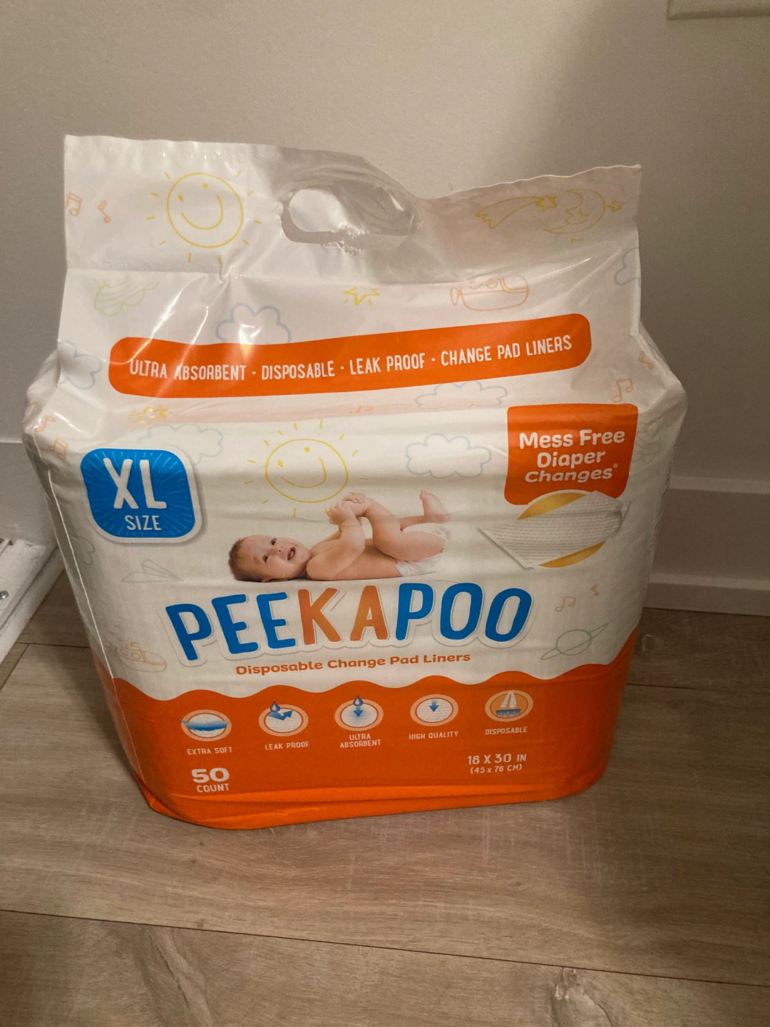 Peekapoo XL Disposable Change Pad Liners