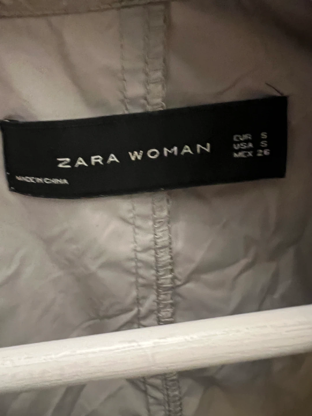 Zara Woman Metallic Parka, Size S - photo 3