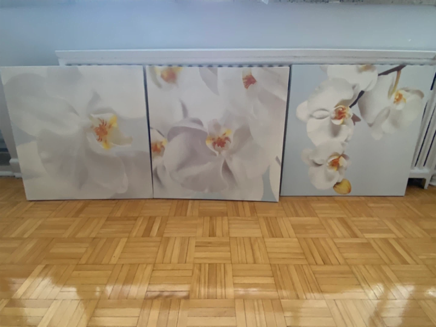 Orchid Flower Wall Art - Set of 3 - photo 3