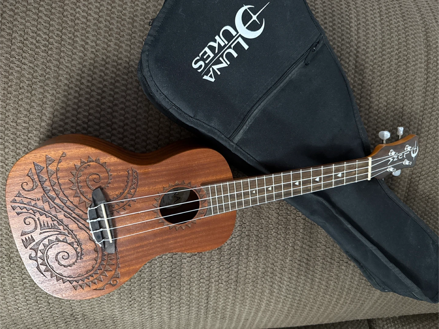 Luna Ukes Ukulele with Gig Bag