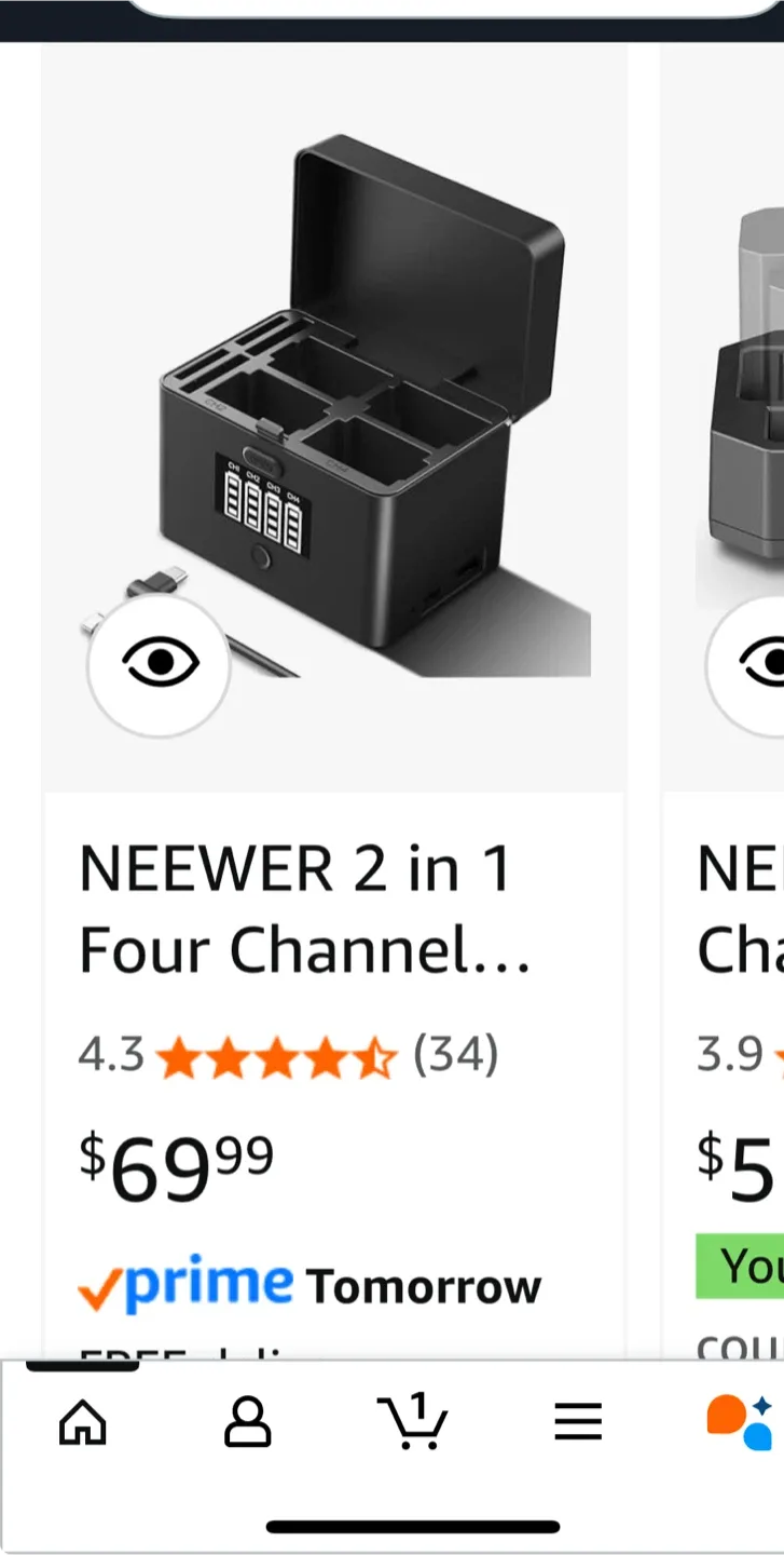 NW-ZP4 Battery 4-Channel Charger-FZ100/LPE6 thumbnail
