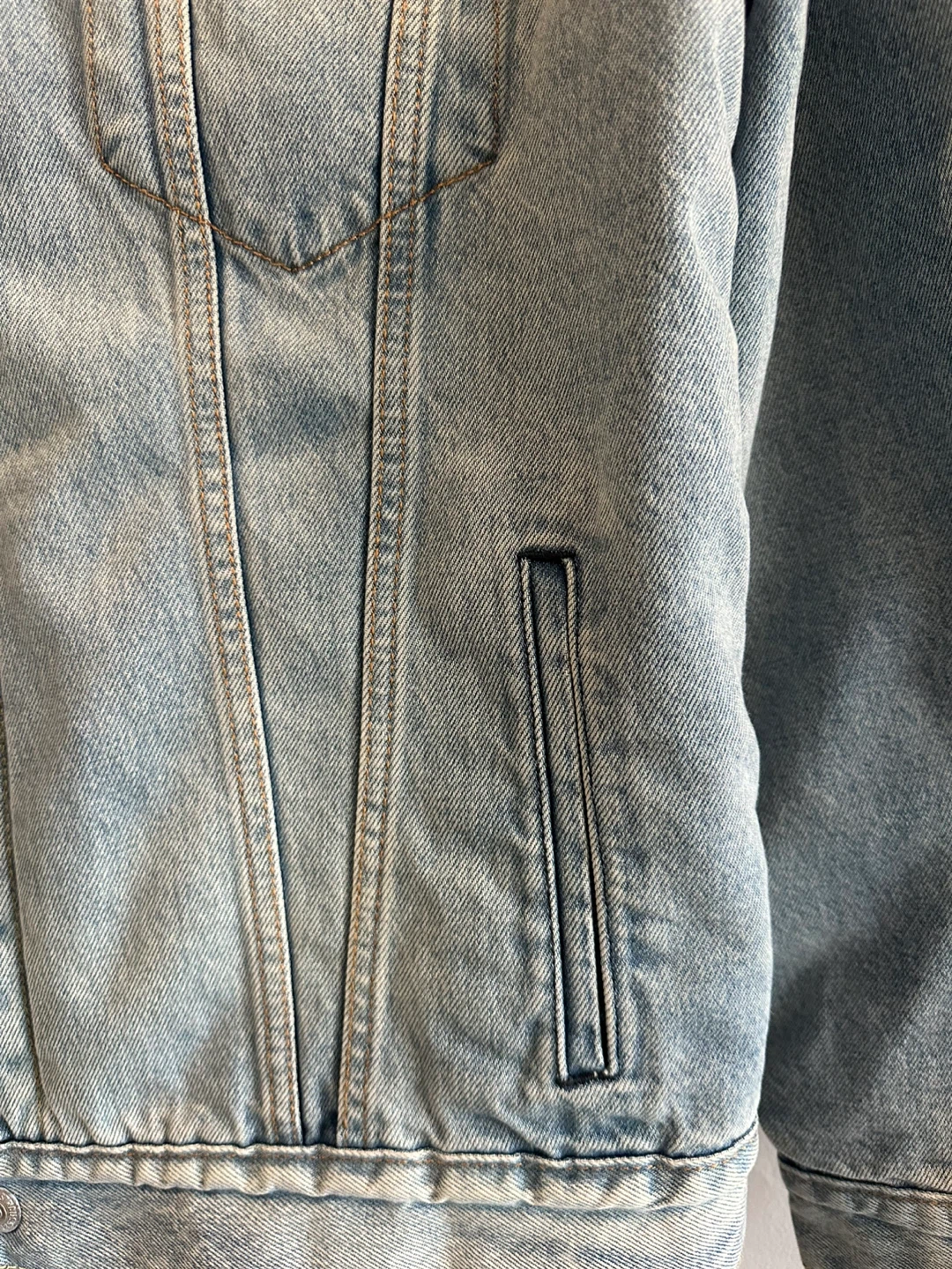 Levi's Denim Sherpa Trucker Jacket Mens - photo 3