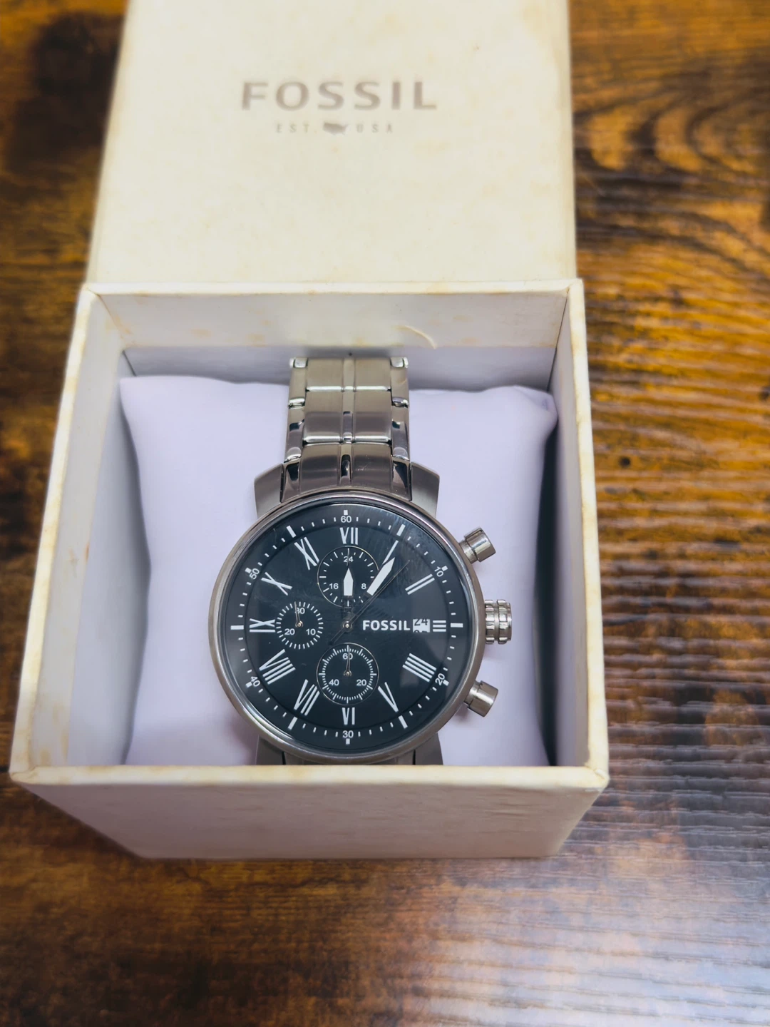 Men Fossil Chronograph Watch - photo 2