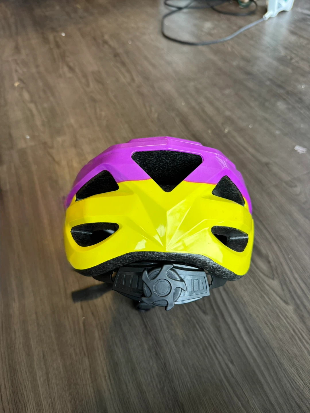 Supercycle Youth Bike Helmet - Purple & Yellow - photo 2