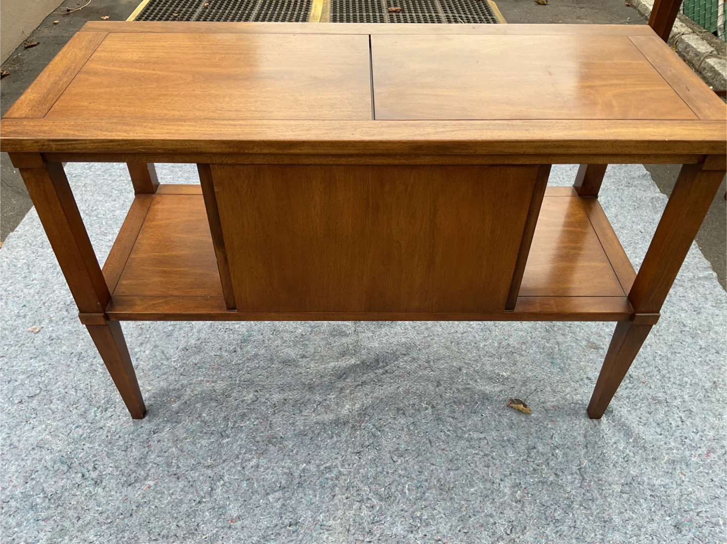 Vintage Wood Console Table - photo 5