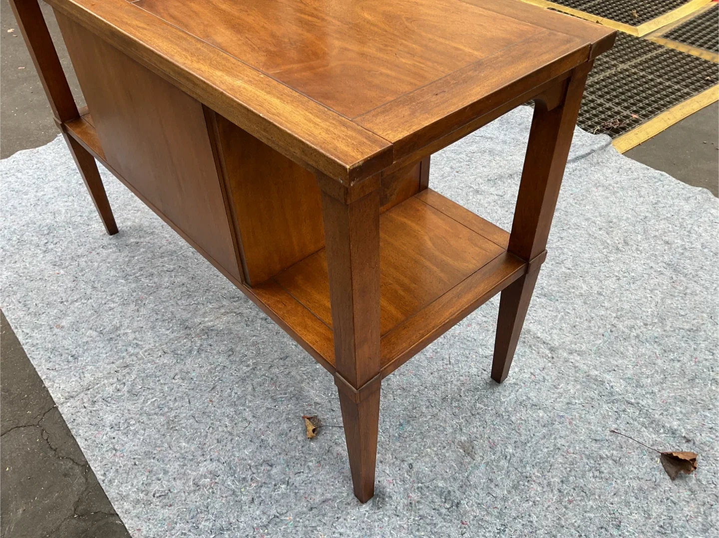 Vintage Wood Console Table image indicator(6)