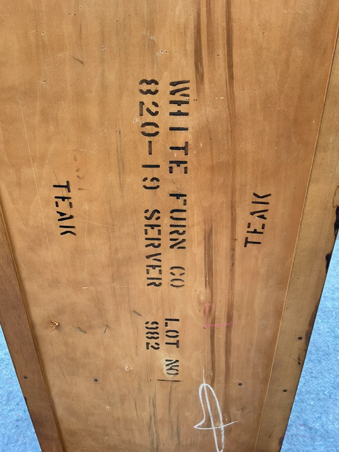 Vintage Wood Console Table image indicator(10)