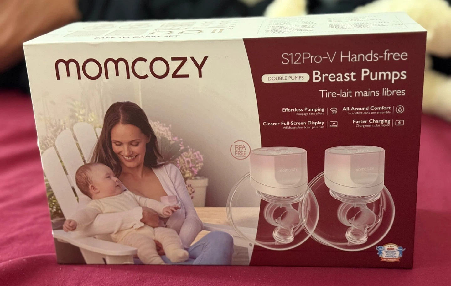 Momcozy S12 Pro-V Hands-free Breast Pumps - Double