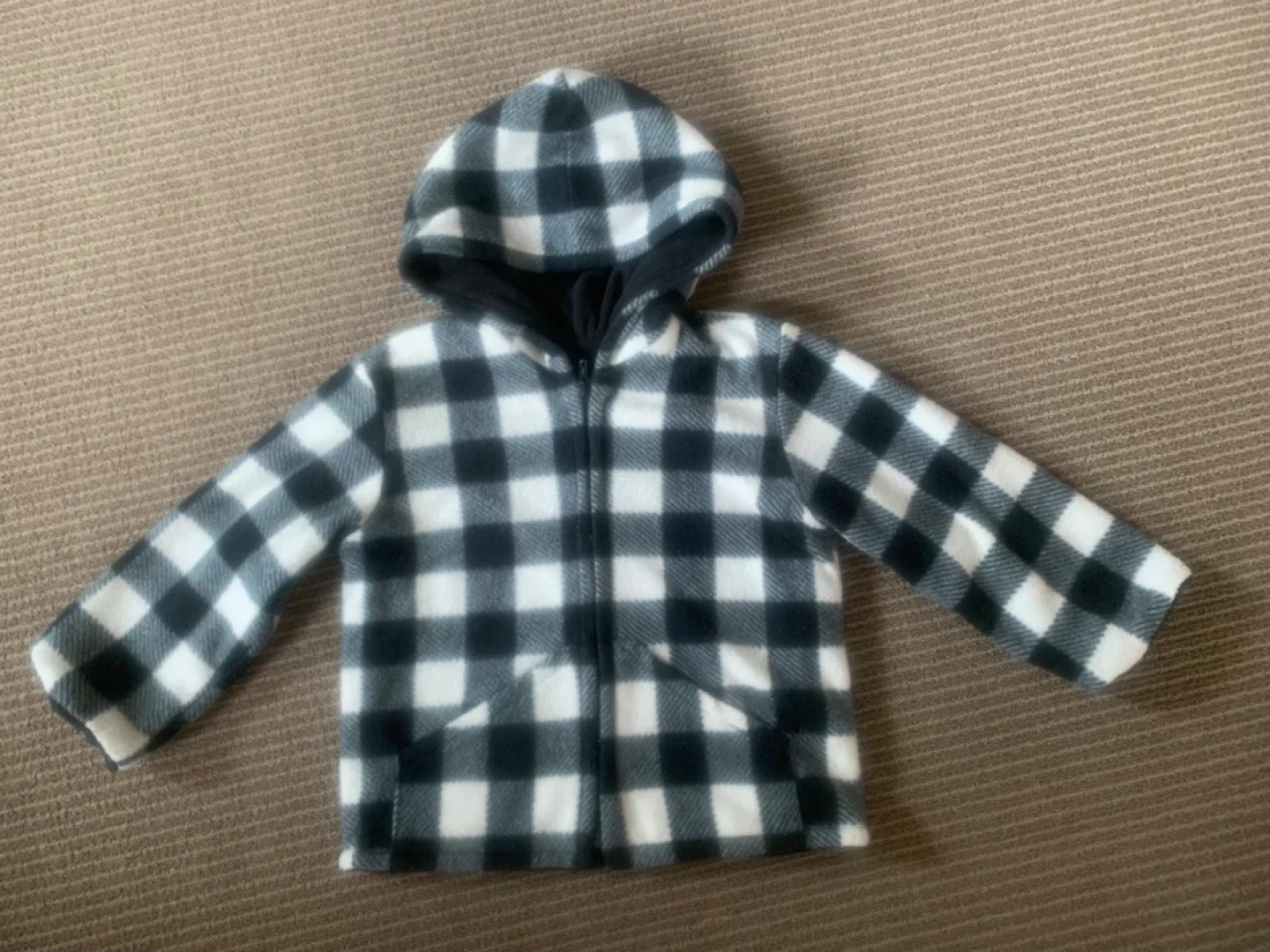 The Children’s Place Bl Jacket, Bk&Wh Plaid jackets size 3T image indicator(5)