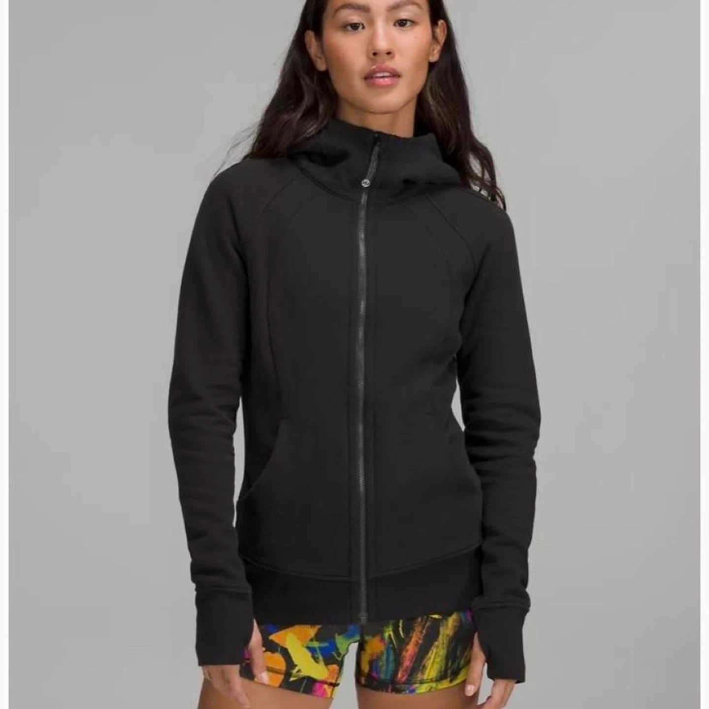 Lululemon Black Scuba Full Zip Hoodie