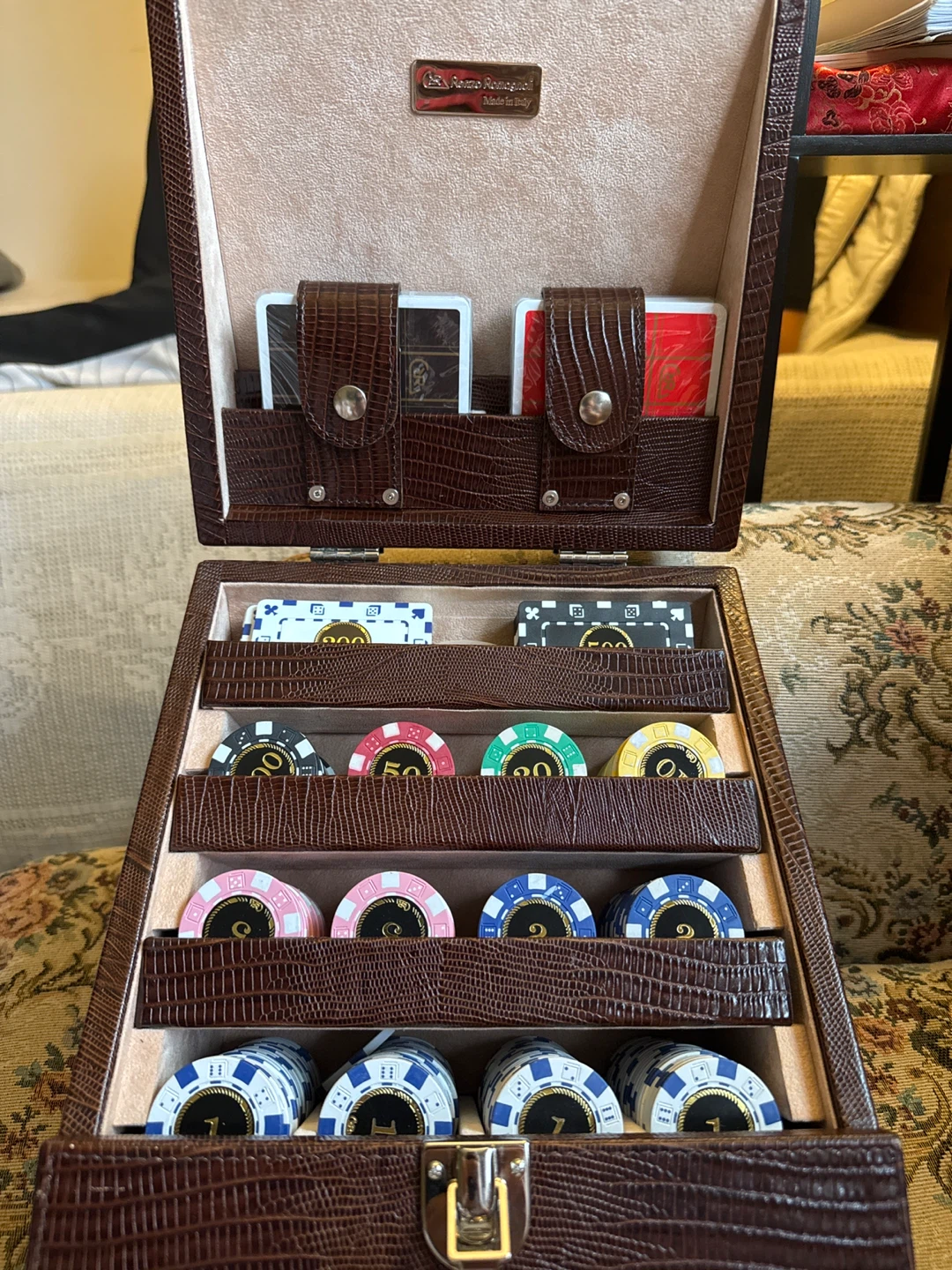 Renzo Romagnoli Texas Poker Game Set - photo 4
