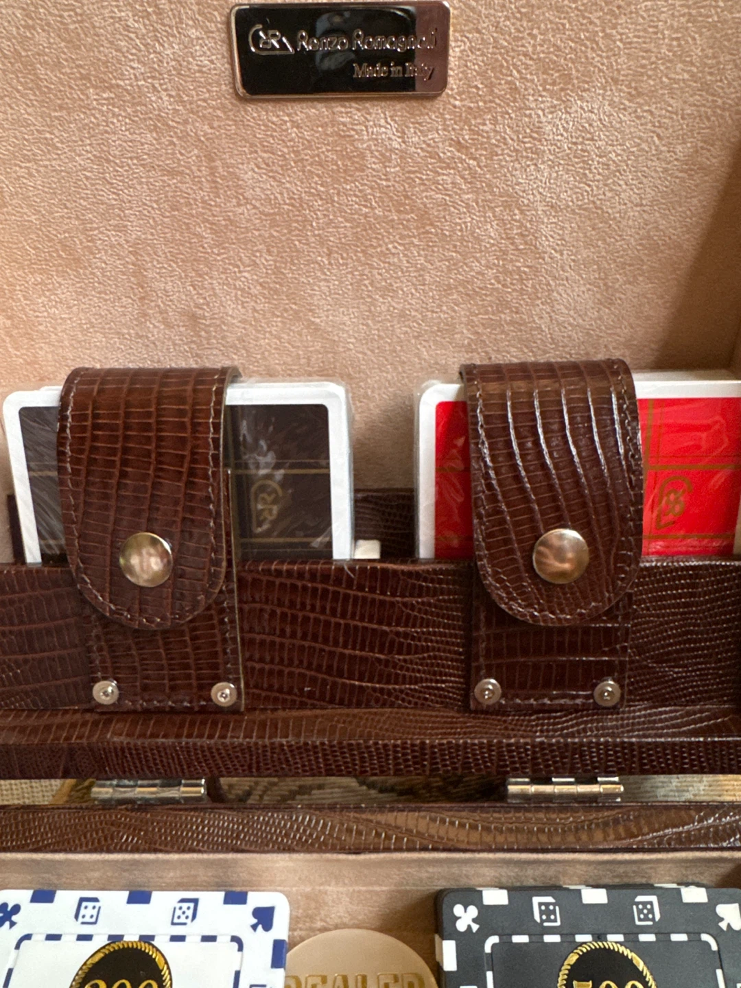 Renzo Romagnoli Texas Poker Game Set - photo 5