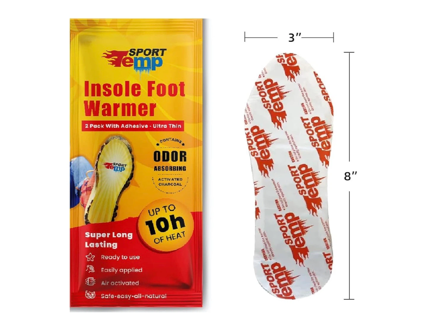 Insole Foot Warmers (20 pairs) - Up to 10 Hours of Heat - $29 - photo 2